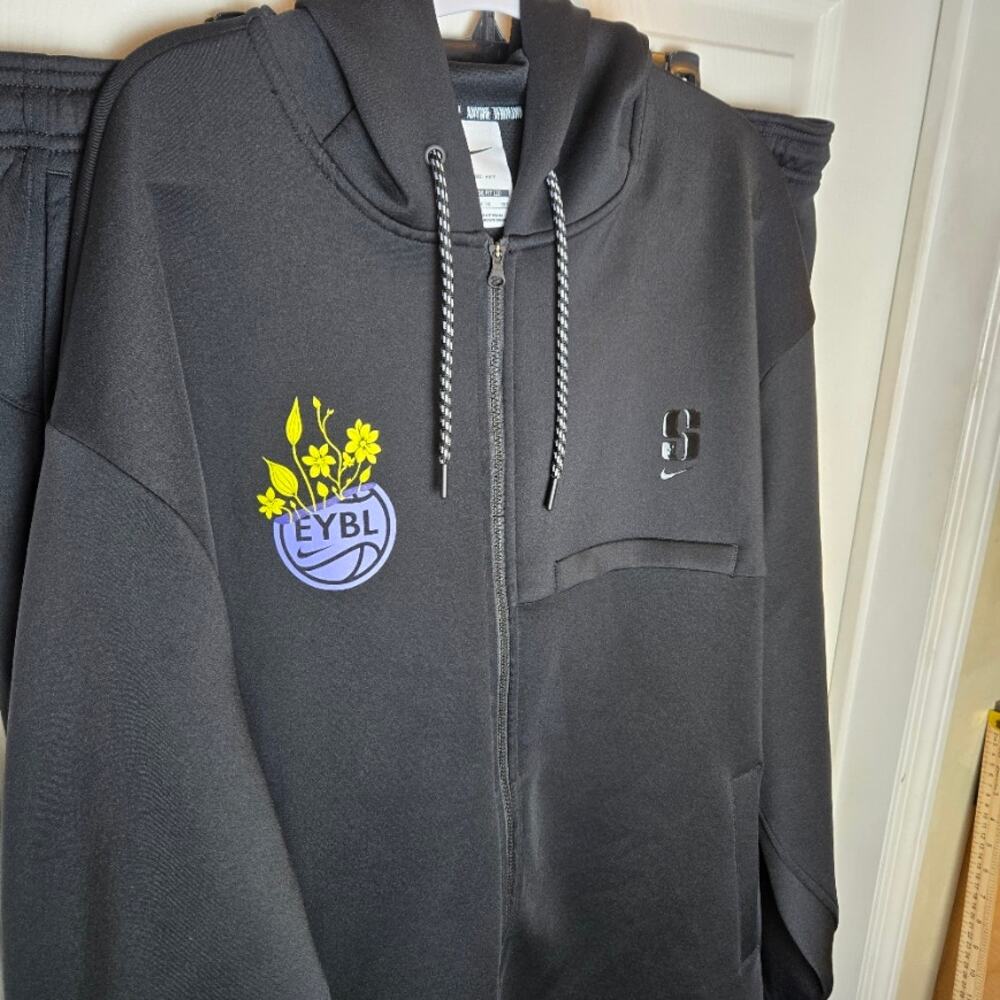 Authentic Nike EYBL Elite Youth Basketball League PE FullZip Sweatset Men’s XXL